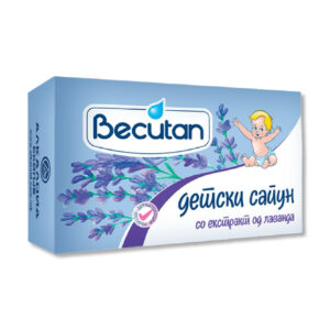 BECUTAN ДЕТСКИ САПУН СО ЕКСТРАКТ ОД ЛАВАНДА 90 г