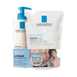 LA ROCHE LIPIKAR SYNDET КРЕМАСТ ГЕЛ ЗА МИЕЊЕ ПРОТИВ ИРИТАЦИЈА 400мл + РЕФИЛ 400мл