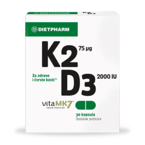 DIETPHARM K2+D3 2000ИУ (30 КАПСУЛИ)