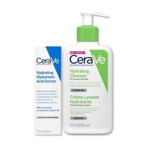 CERAVE ХИДРАТАНТЕН ГЕЛ ЗА МИЕЊЕ ЛИЦЕ 236 мл+ CERAVE HYDRATING HYALURONIC ACID СЕРУМ 30 мл