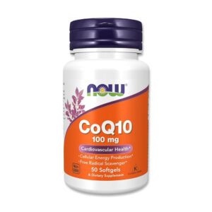 NOW COQ10 100мг (50 КАПСУЛИ)