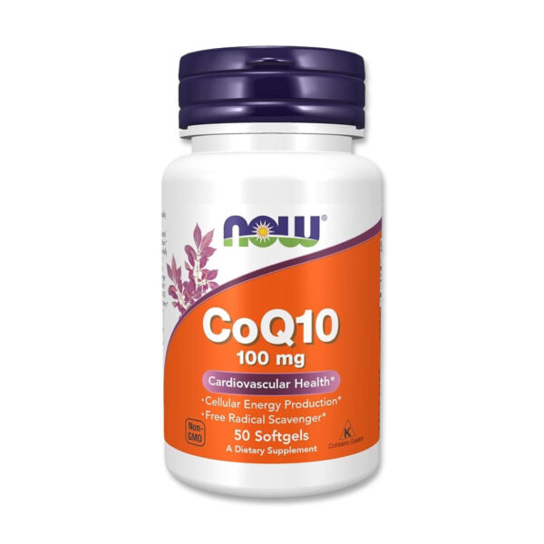 NOW COQ10 100мг (50 КАПСУЛИ)