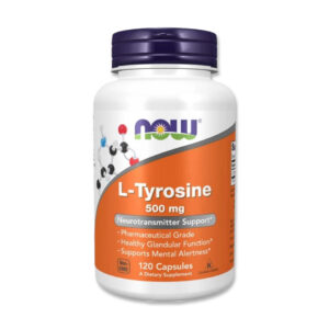 NOW L-TYROSINE 500мг (120 КАПСУЛИ)