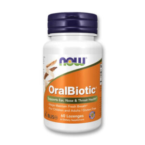 NOW ORALBIOTIC ЛИНГВАЛЕТИ (60 ТАБЛЕТИ ЗА СМУКАЊЕ)