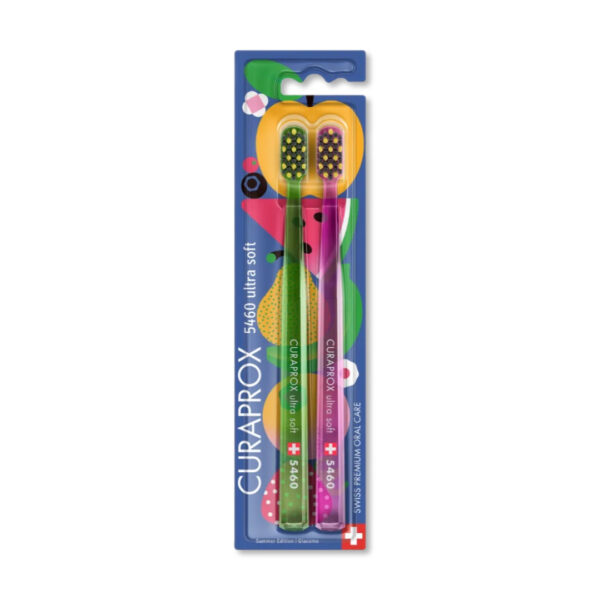CURAPROX 5460 ULTRA SOFT SUMMER EDITION СЕТ ОД 2 ЧЕТКИ ЗА ЗАБИ