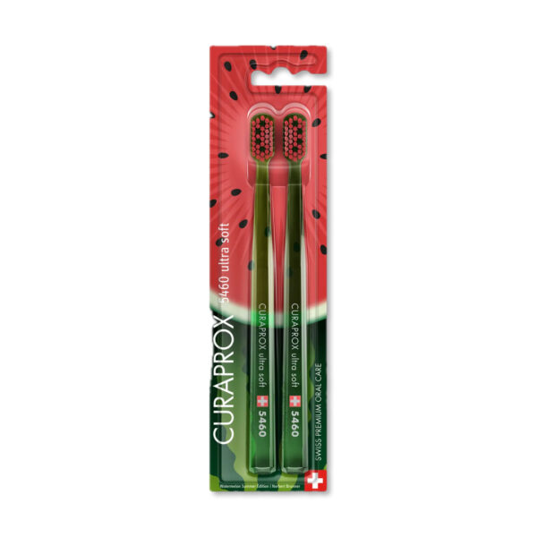CURAPROX 5460 ULTRA SOFT WATERMELON EDITION СЕТ ОД 2 ЧЕТКИ ЗА ЗАБИ