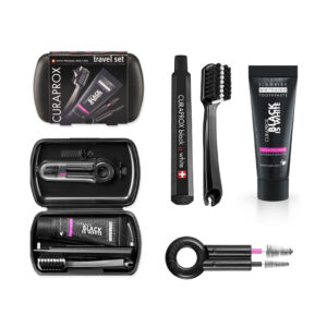 CURAPROX TRAVEL SET BLACK AND WHITE