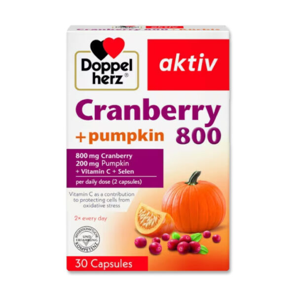 DOPPEL HERZ BRUSNICA+TIKVA+VIT.C+SELEN X30 КАПСУЛИ