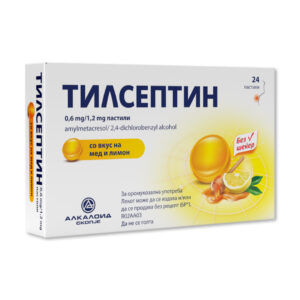 ALKALOID TILSEPTIN PLUS 2MG/0.6MG/1.2 MG (16 ПАСТИЛИ)