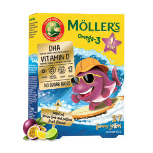 MOLLERS OMEGA 3 GUM.RIPCINJA X27 MARAKUJA I LIMETA