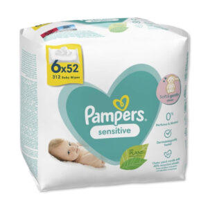 PAMPERS SENSITIVE ВЛАЖНИ МАРАМИЦИ 6x52